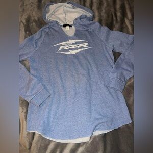 Women’s Polaris RZR hoodie. Medium. Maybe wore it once. Light blue color.